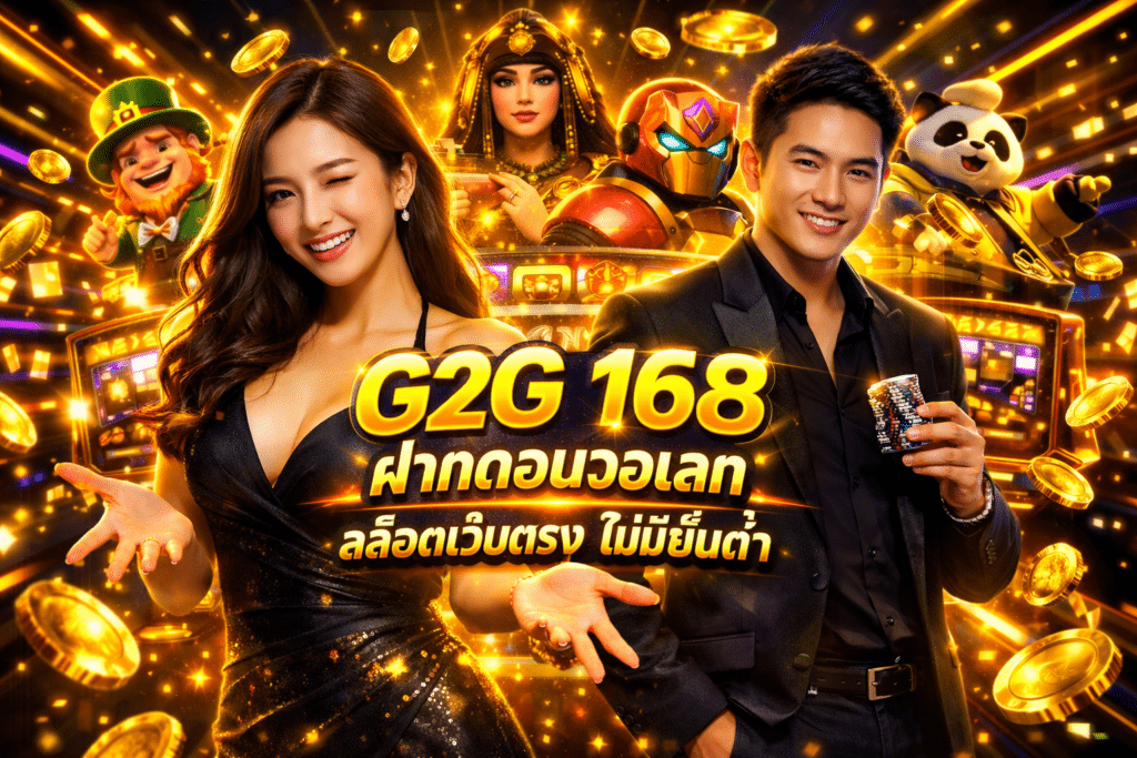 G2G 168 ฝากถอนวอเลท สล็อตเว็บตรง ไม่มีขั้นต่ำ