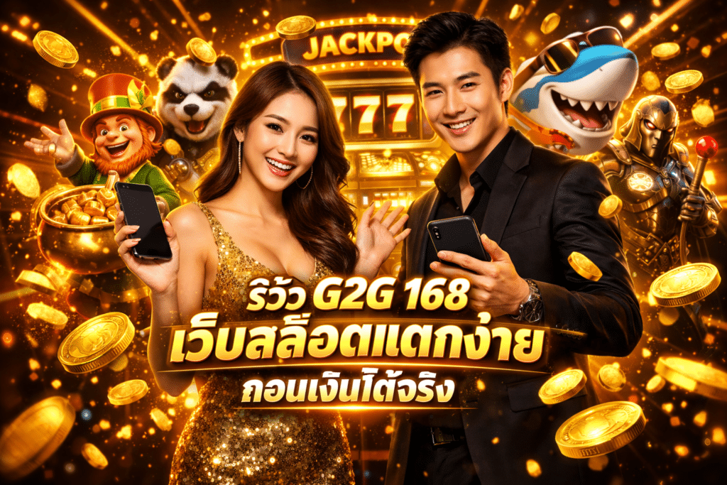 รีวิว G2G 168 เว็บสล็อตแตกง่าย ถอนเงินได้จริง
